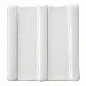 Geometric ceramic tiles - gloss white - Image 5